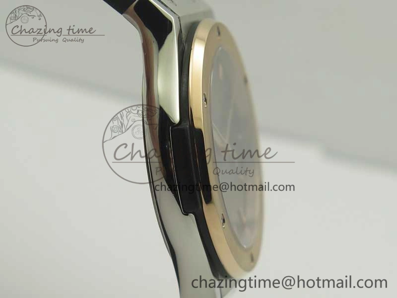 Classic Fusion 42mm Ti RG F16 Factory 1:1 Best Edition Gray Dial On Gummy Strap A2892