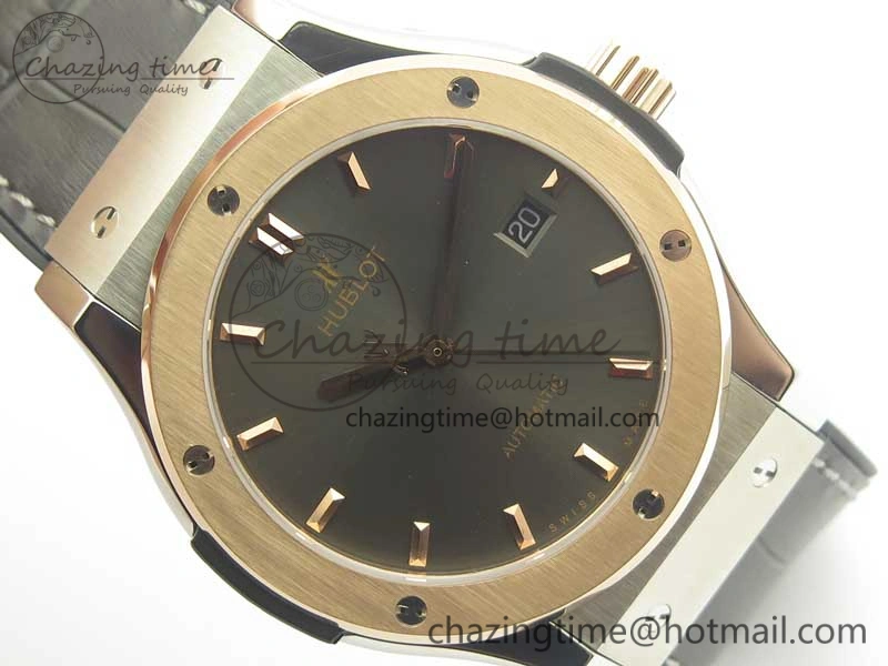 Classic Fusion 42mm Ti RG F16 Factory 1:1 Best Edition Gray Dial On Gummy Strap A2892