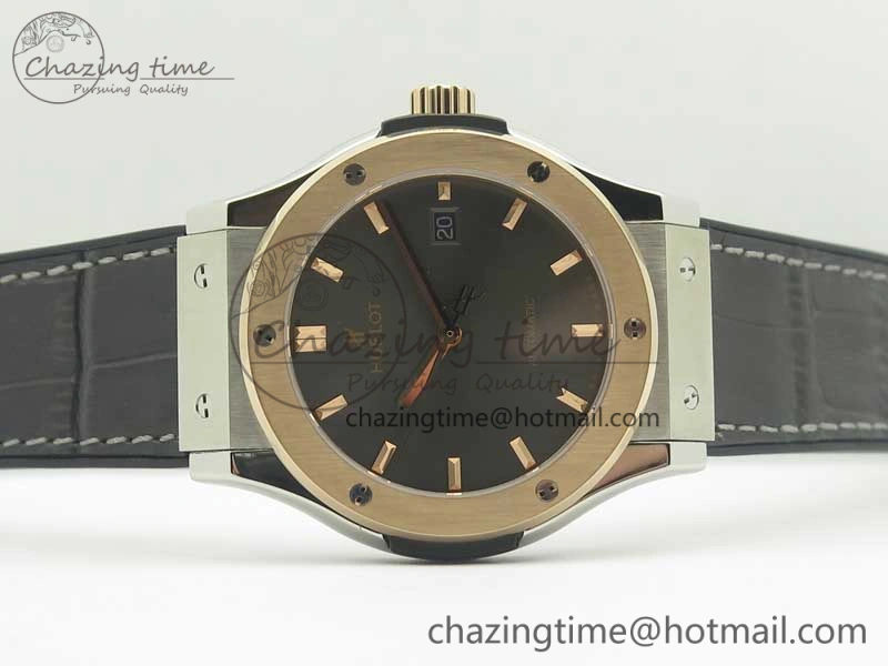 Classic Fusion 42mm Ti RG F16 Factory 1:1 Best Edition Gray Dial On Gummy Strap A2892