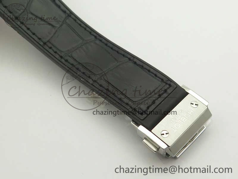 Classic Fusion 42mm Titanium F16 Factory 1:1 Best Edition Black Dial On Gummy Strap A2892