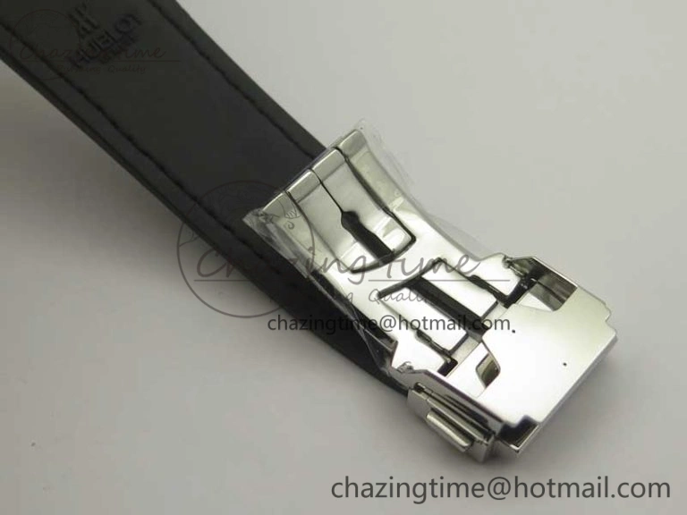 Classic Fusion 42mm Titanium F16 Factory 1:1 Best Edition Black Dial On Gummy Strap A2892