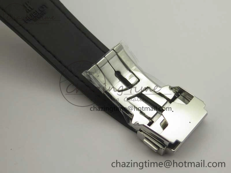 Classic Fusion 42mm Titanium F16 Factory 1:1 Best Edition Black Dial On Gummy Strap A2892