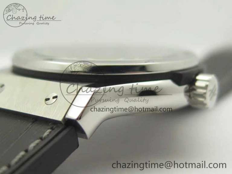 Classic Fusion 42mm Titanium F16 Factory 1:1 Best Edition Gray Dial On Gummy Strap A2892