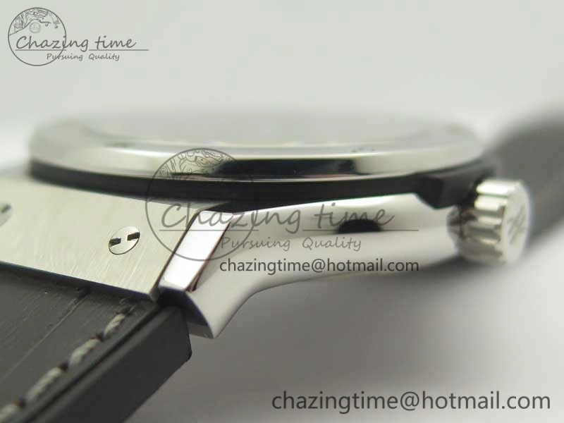 Classic Fusion 42mm Titanium F16 Factory 1:1 Best Edition Gray Dial On Gummy Strap A2892