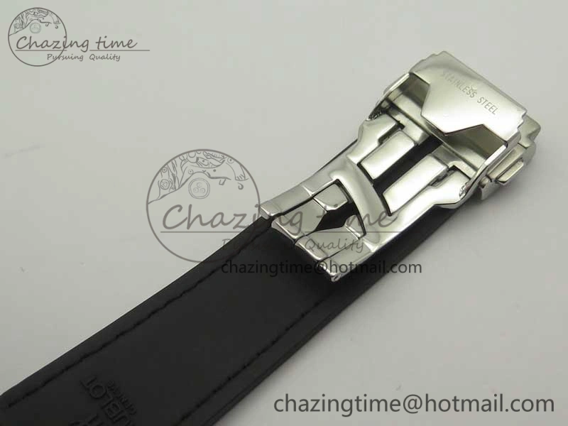 Classic Fusion 42mm Titanium F16 Factory 1:1 Best Edition Gray Dial On Gummy Strap A2892