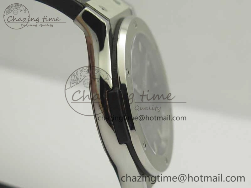 Classic Fusion 42mm Titanium F16 Factory 1:1 Best Edition Gray Dial On Gummy Strap A2892
