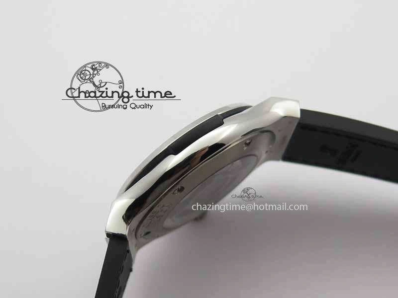 Classic Fusion 42mm Titanium JJF 1:1 Best Edition Black Dial On Gummy Strap A2892 V2