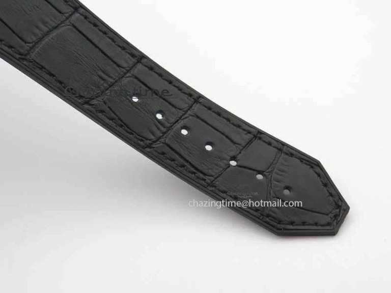 Classic Fusion 42mm Titanium JJF 1:1 Best Edition Black Dial On Gummy Strap A2892 V2