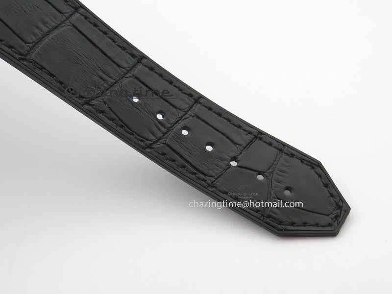 Classic Fusion 42mm Titanium JJF 1:1 Best Edition Black Dial On Gummy Strap A2892 V2