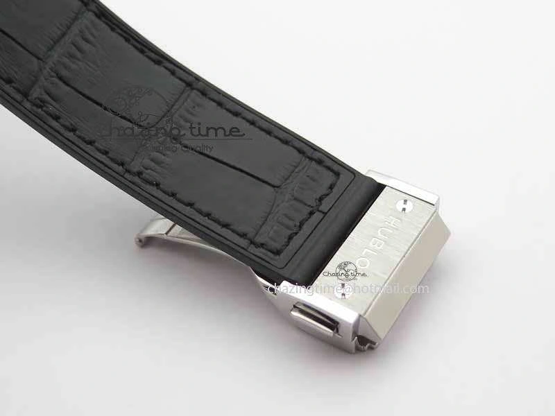Classic Fusion 42mm Titanium JJF 1:1 Best Edition Black Dial On Gummy Strap A2892 V2