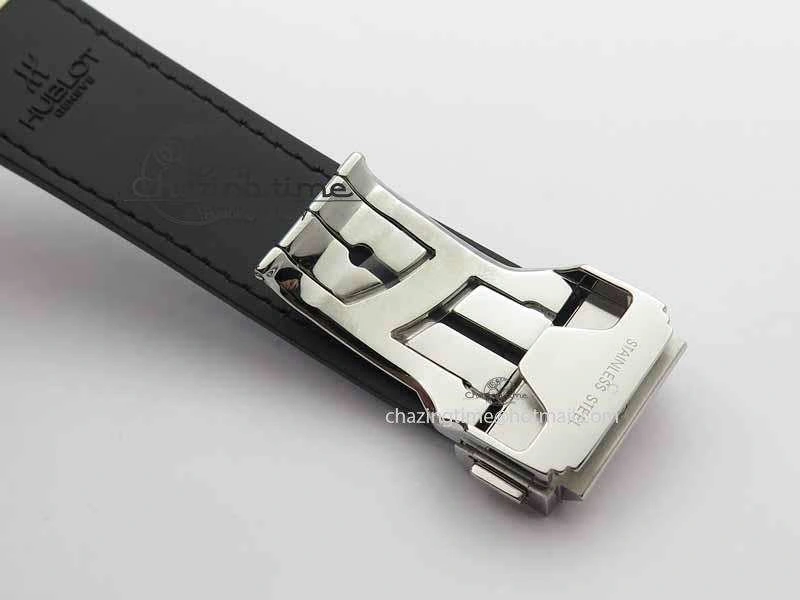 Classic Fusion 42mm Titanium JJF 1:1 Best Edition Black Dial On Gummy Strap A2892 V2