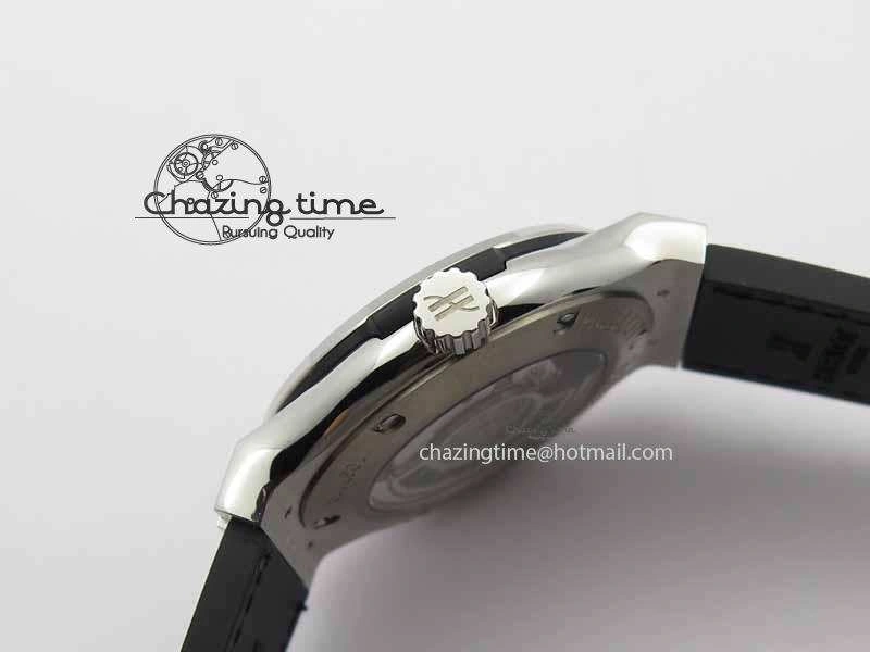 Classic Fusion 42mm Titanium JJF 1:1 Best Edition Gray Dial On Gummy Strap A2892 V2