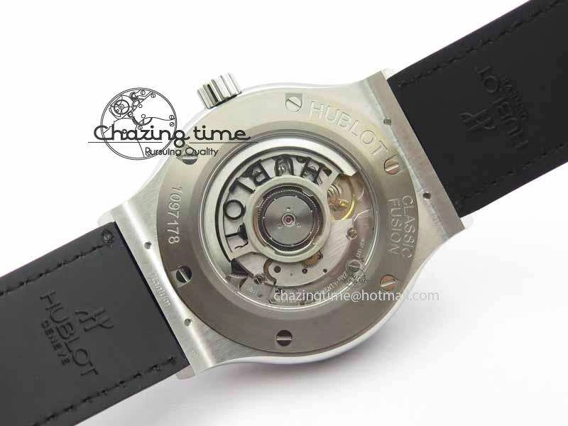 Classic Fusion 42mm Titanium JJF 1:1 Best Edition Gray Dial On Gummy Strap A2892 V2