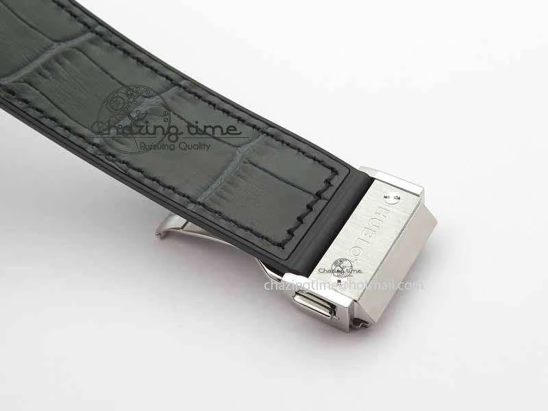 Classic Fusion 42mm Titanium JJF 1:1 Best Edition Gray Dial On Gummy Strap A2892 V2