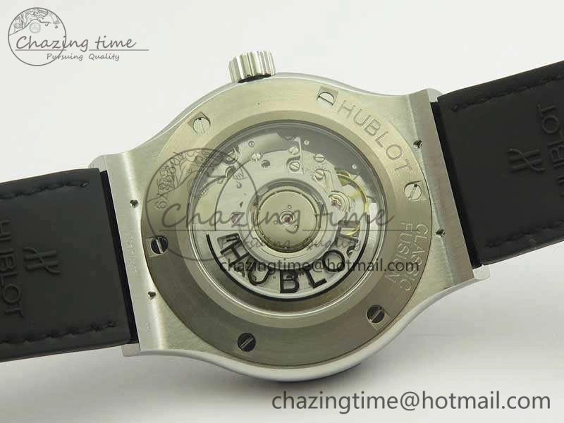 Classic Fusion 42mm Titanium JJF 1:1 Best Edition Green Dial On Gummy Strap A2892 V2