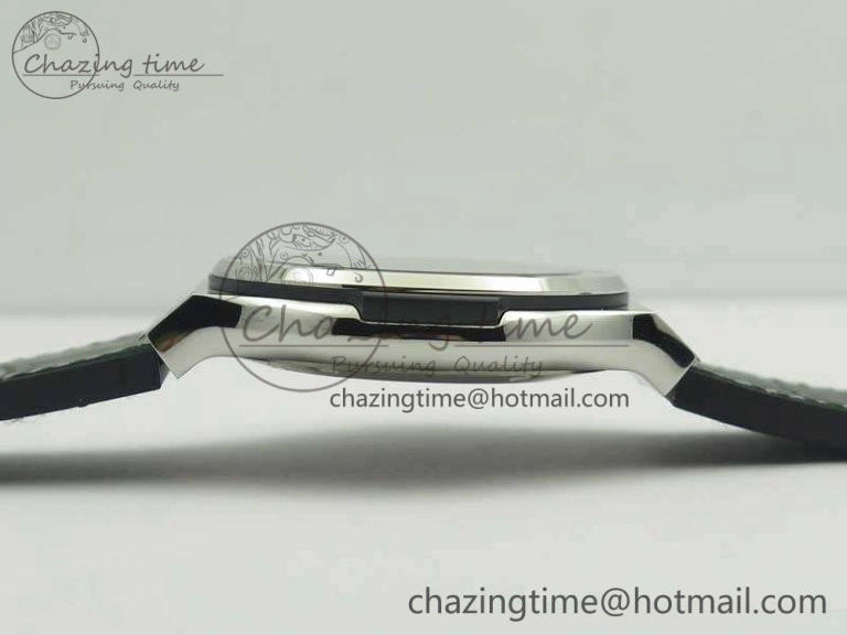 Classic Fusion 42mm Titanium JJF 1:1 Best Edition Green Dial On Gummy Strap A2892 V2