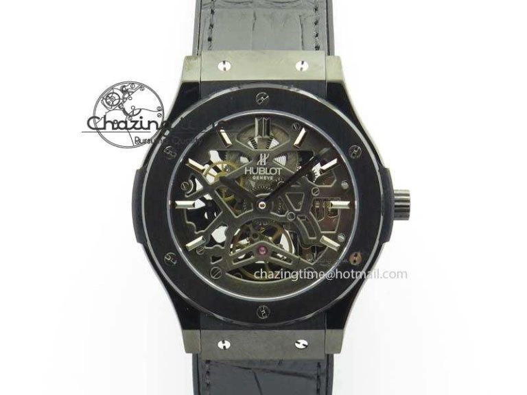 Classic Fusion 42mm Titanium JJF 1:1 Best Edition Green Dial On Gummy Strap A2892 V2