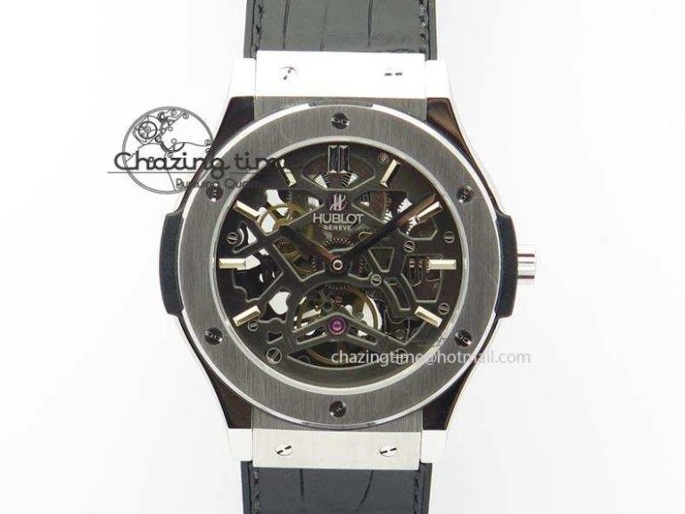 Classic Fusion 42mm Titanium JJF 1:1 Best Edition Green Dial On Gummy Strap A2892 V2