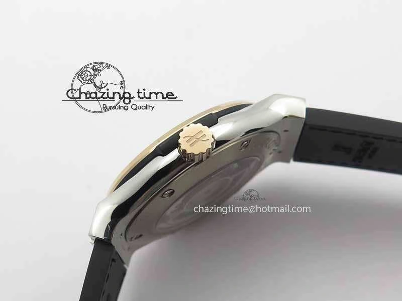 Classic Fusion 42mm Titanium JJF 1:1 Best Edition RG Bezel Gray Dial On Gummy Strap A2892