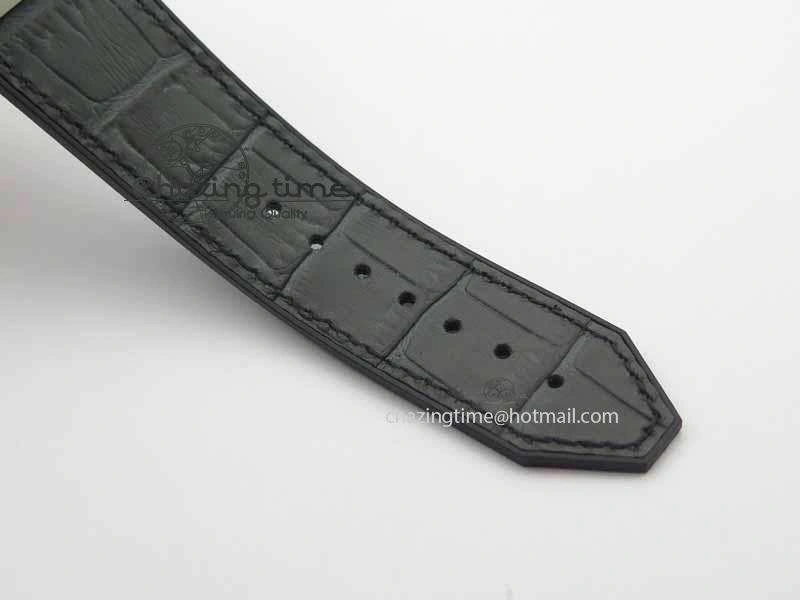 Classic Fusion 42mm Titanium JJF 1:1 Best Edition RG Bezel Gray Dial On Gummy Strap A2892