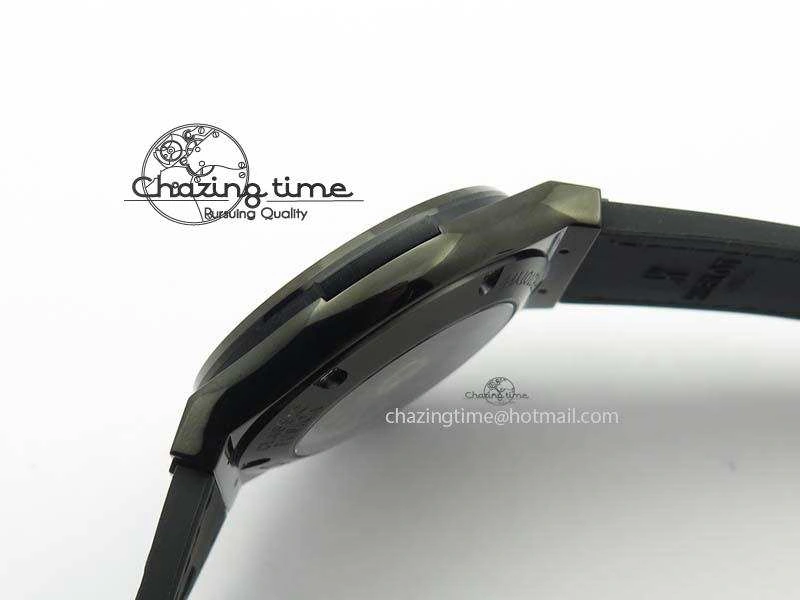 Classic Fusion 45mm BLACK DLC Case TF Best Edition SKELETON FLYING TOURBILLION