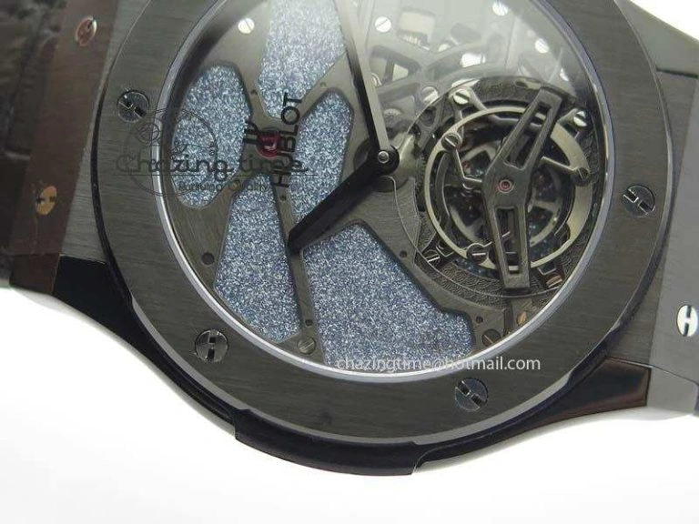 Classic Fusion 45mm DLC CY Best Edition SKELETON FLYING TOURBILLION