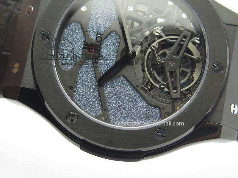 Classic Fusion 45mm DLC CY Best Edition SKELETON FLYING TOURBILLION