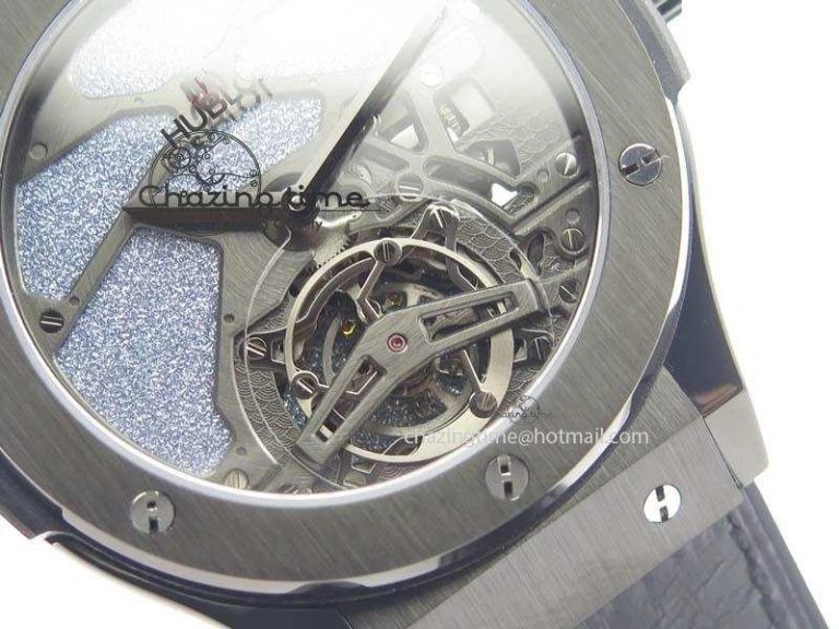 Classic Fusion 45mm DLC CY Best Edition SKELETON FLYING TOURBILLION