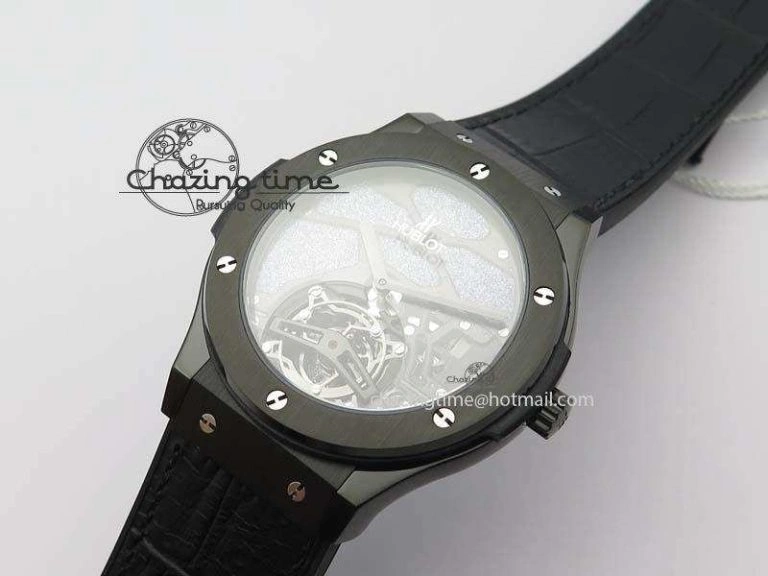 Classic Fusion 45mm DLC CY Best Edition SKELETON FLYING TOURBILLION