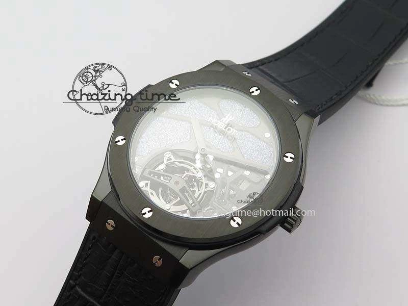 Classic Fusion 45mm DLC CY Best Edition SKELETON FLYING TOURBILLION