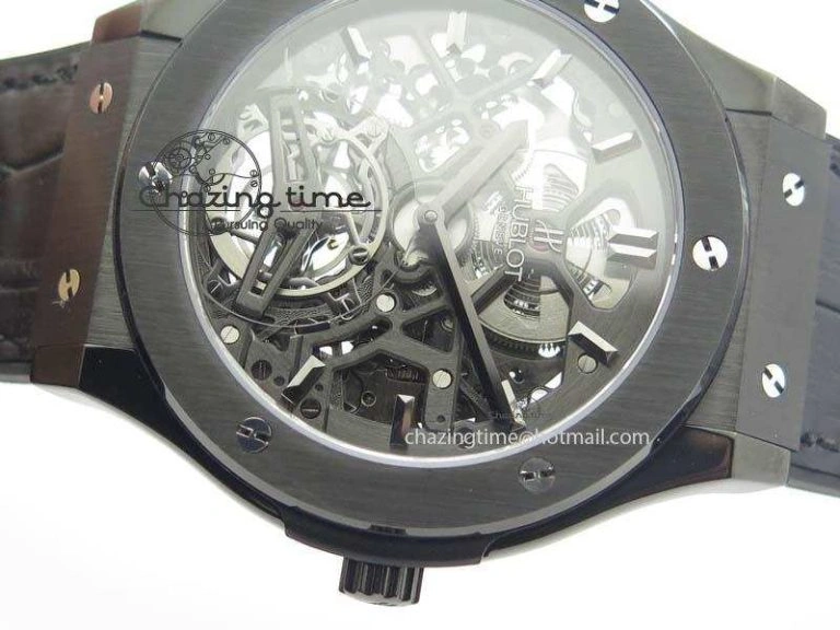 Classic Fusion 45mm DLC CY Best Edition SKELETON FLYING TOURBILLION