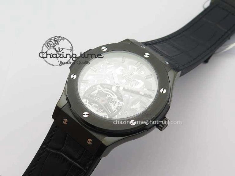 Classic Fusion 45mm DLC CY Best Edition SKELETON FLYING TOURBILLION