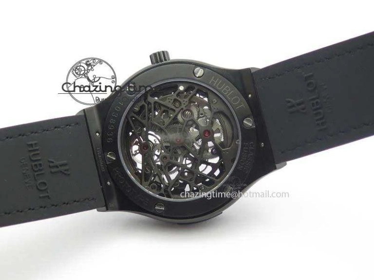 Classic Fusion 45mm DLC CY Best Edition SKELETON FLYING TOURBILLION