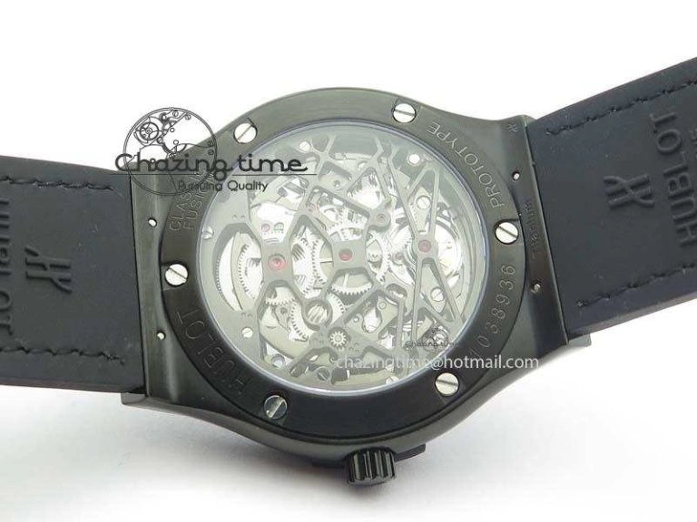 Classic Fusion 45mm DLC CY Best Edition SKELETON FLYING TOURBILLION