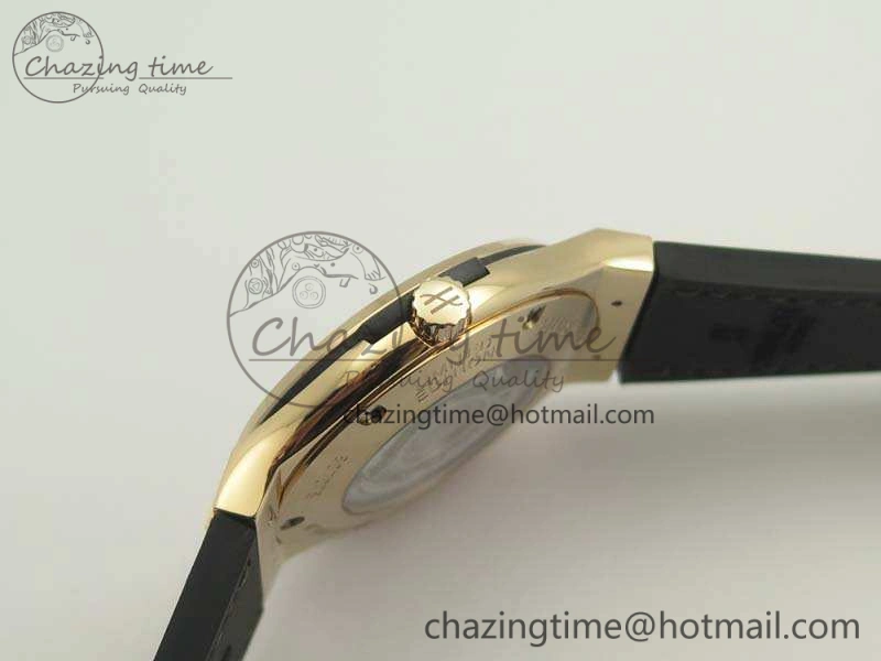 Classic Fusion 45mm RG Berluti Scritto SRF Best Edition Brown Leather Dial On Gummy Strap A2892 V2