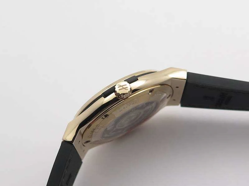 Classic Fusion 45mm RG Berluti Scritto SRF Best Edition Brown Leather Dial On Gummy Strap A2892