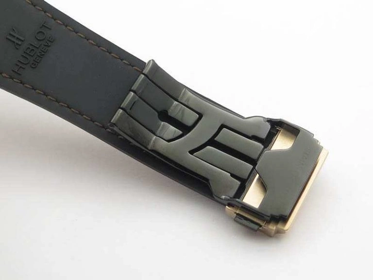 Classic Fusion 45mm RG Berluti Scritto SRF Best Edition Brown Leather Dial On Gummy Strap A2892