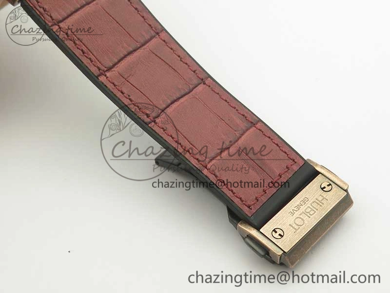 Classic Fusion 45mm RG Engravings Case SRF Best Edition Red Dial On Red Gummy Strap A2892 (Free Box)