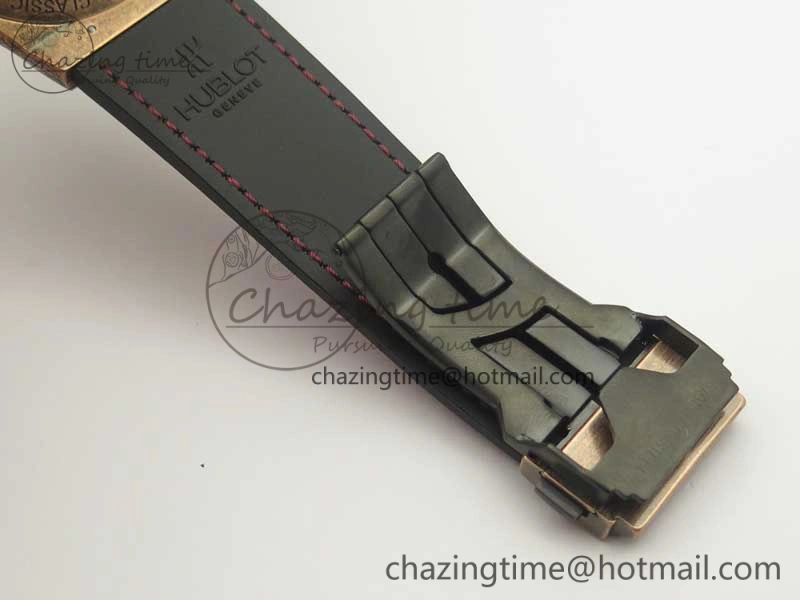 Classic Fusion 45mm RG Engravings Case SRF Best Edition Red Dial On Red Gummy Strap A2892 (Free Box)