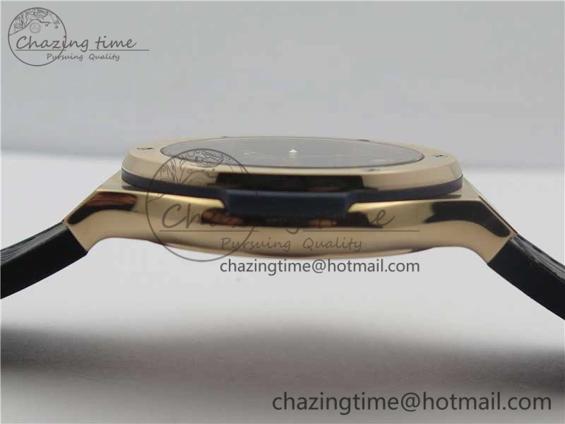 Classic Fusion 45mm RG WWF 1:1 Best Edition Blue Dial on Blue Gummy Strap A2892
