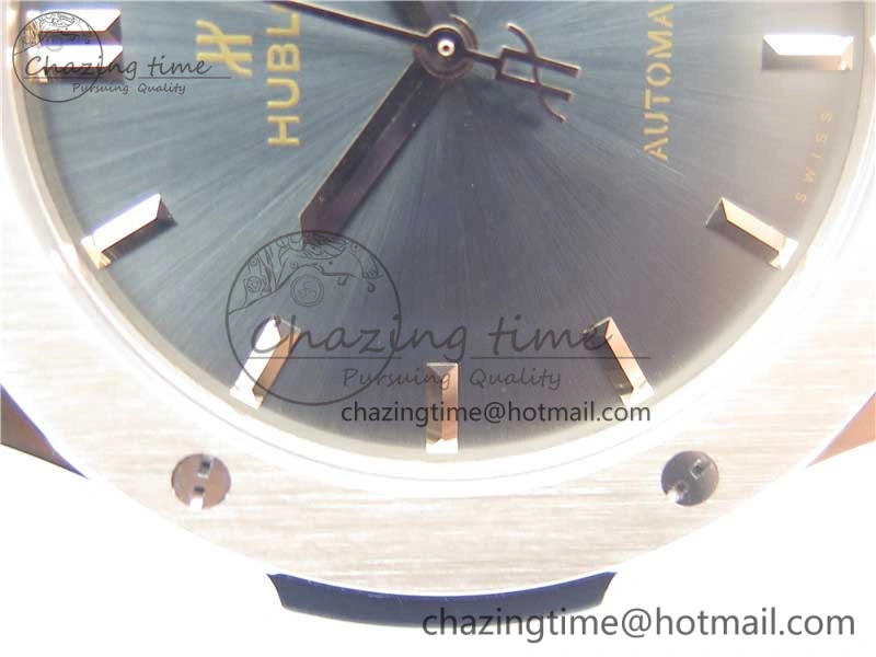 Classic Fusion 45mm RG WWF 1:1 Best Edition Gray Dial on Gray Gummy Strap A2892