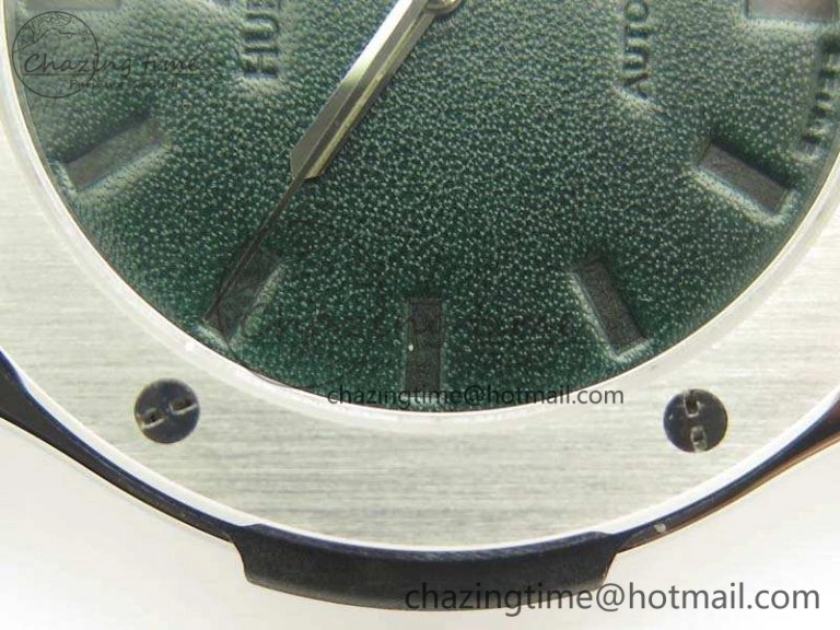 Classic Fusion 45mm SS Berluti Scritto SRF Best Edition Black Leather Dial On Gummy Strap A2892 V2