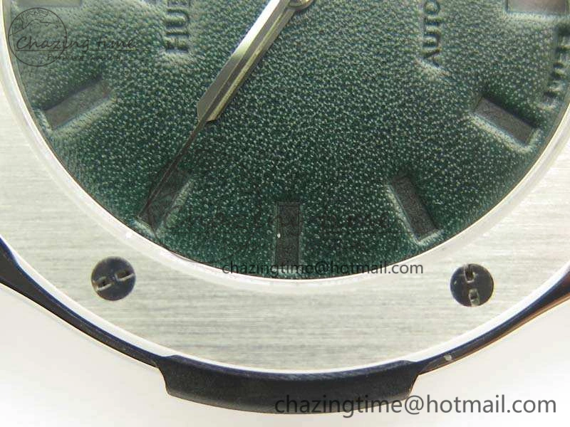 Classic Fusion 45mm SS Berluti Scritto SRF Best Edition Black Leather Dial On Gummy Strap A2892 V2