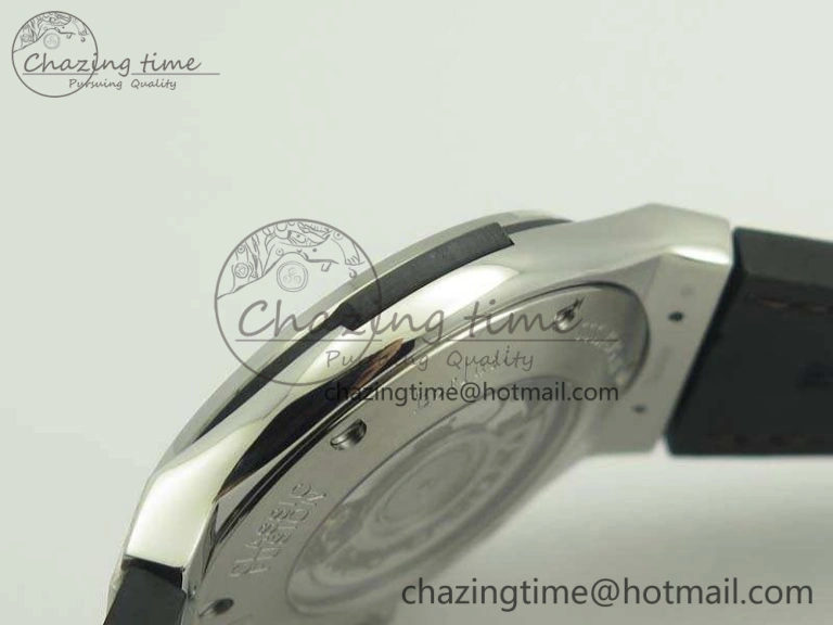 Classic Fusion 45mm SS Berluti Scritto SRF Best Edition Brown Leather Dial On Gummy Strap A2892 V2