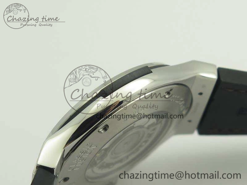 Classic Fusion 45mm SS Berluti Scritto SRF Best Edition Brown Leather Dial On Gummy Strap A2892 V2