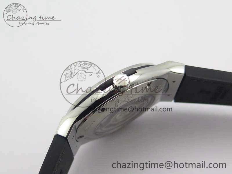 Classic Fusion 45mm SS Berluti Scritto SRF Best Edition Brown Leather Dial On Gummy Strap A2892