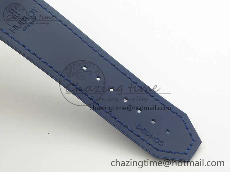 Classic Fusion 45mm SS Engravings Case SRF Best Edition Blue Dial On Blue Gummy Strap A2892 (Free Box)