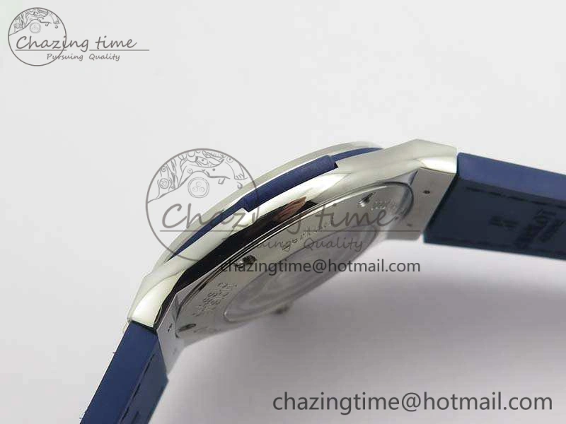 Classic Fusion 45mm SS SRF Best Edition Blue Dial On Gummy Strap A2892