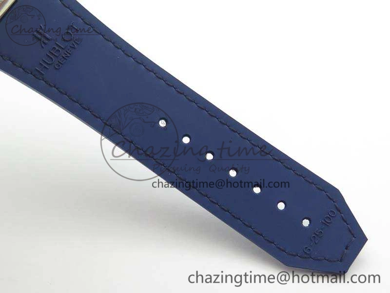 Classic Fusion 45mm SS SRF Best Edition Blue Dial On Gummy Strap A2892