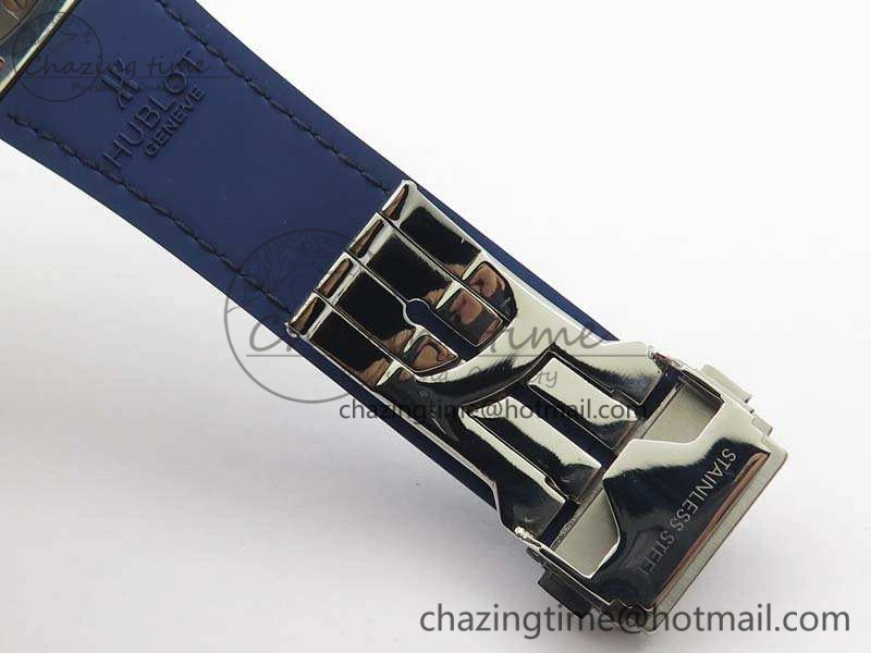 Classic Fusion 45mm SS SRF Best Edition Blue Dial On Gummy Strap A2892